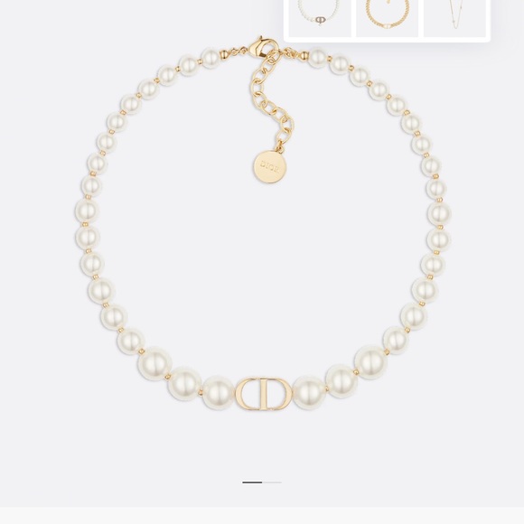 Christian Dior Pearl Choker - Picture 1 of 7